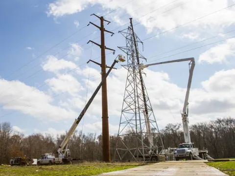 Electric Infrastructure Trucks Graphic