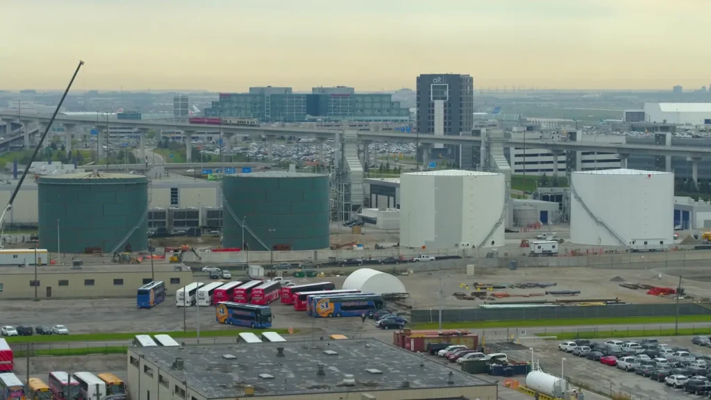 jet fuel tank farm